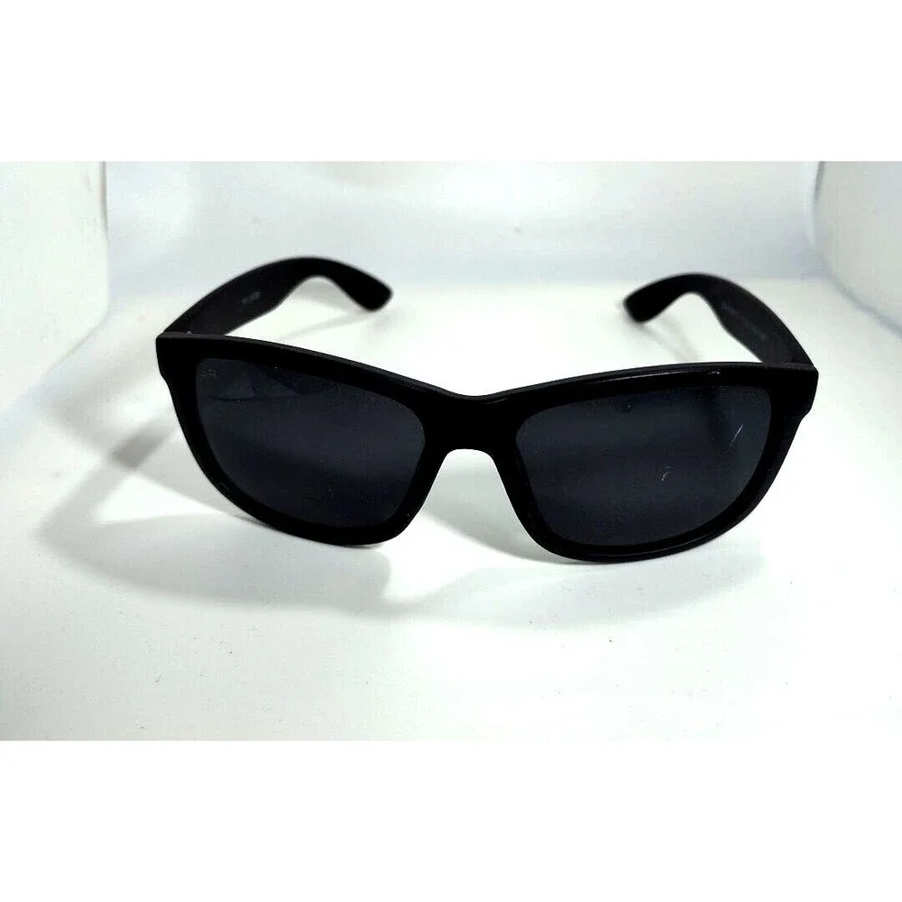 Shadyrays Mens Polarized  Sunglasses Black Square 50-19-140 Full Rim Black Lens